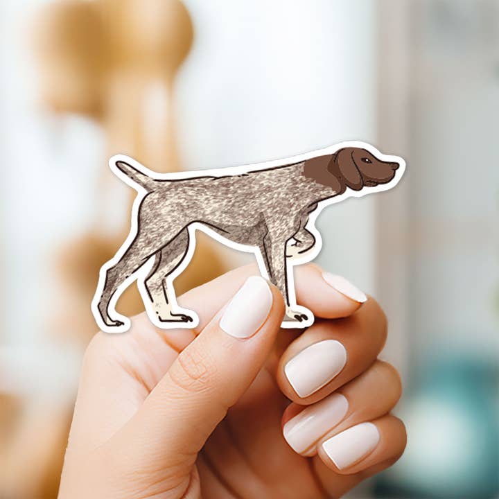 The Stickerie - Wholesale Phone & Laptop Stickers - German Shorthaired pointer Sticker1
