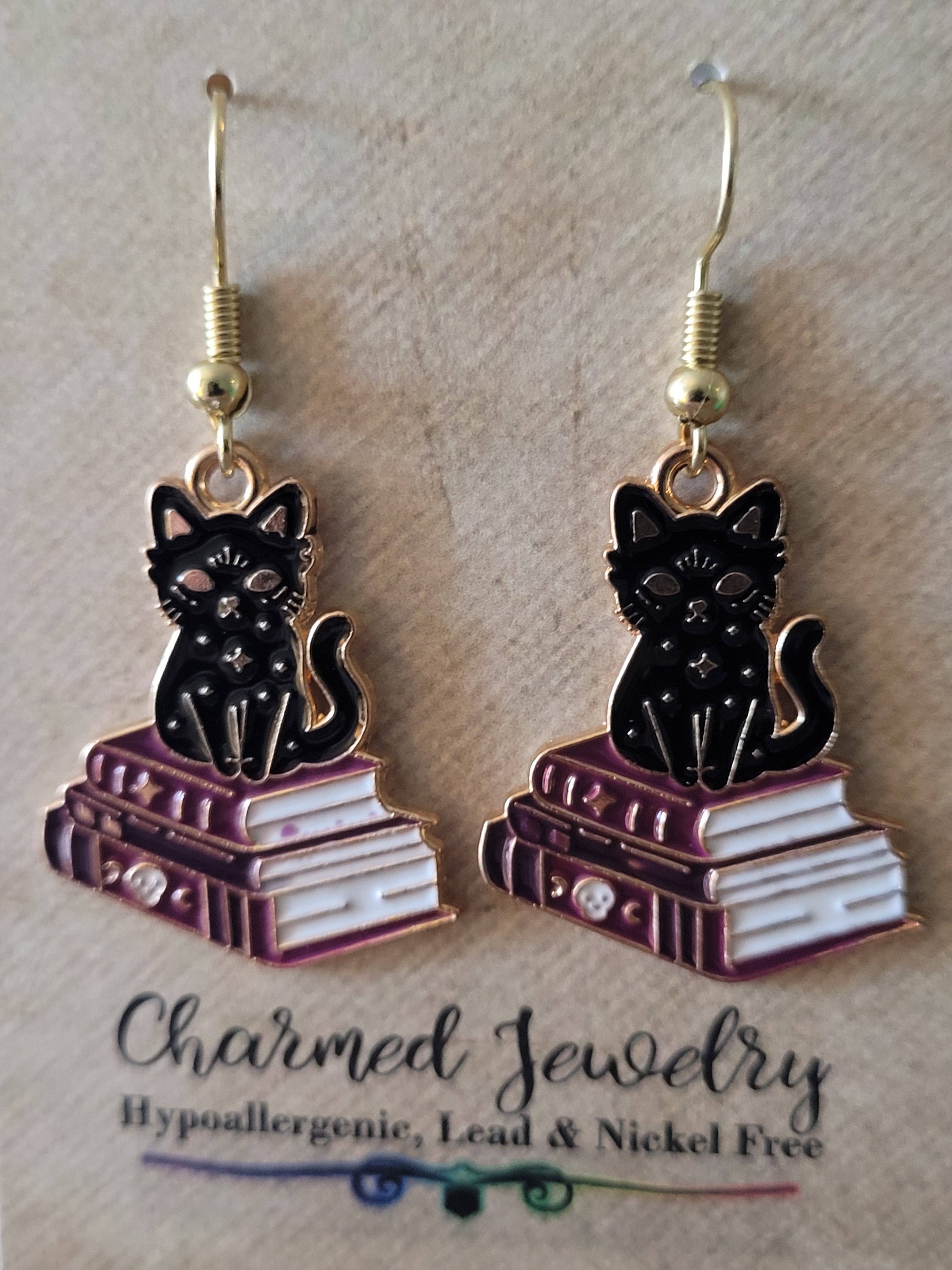 Con-Quest Crafts - Wholesale Individual Charm/Pendant - Witches, Black Cats, Magical and Spooky Accessories8