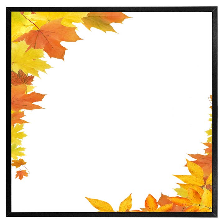 Yellow autumn border (Picutre Frame) for wholesale by Benjamin Tate Design