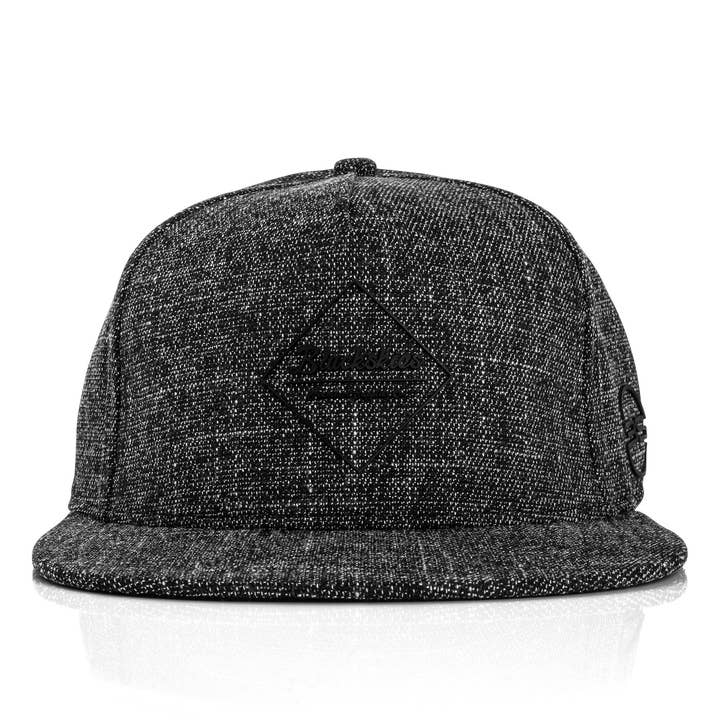 Blackskies - Wholesale Flat Brim Cap - Men's - Ancient Gods Snapback Cap Apollon - Black Gum Spot1