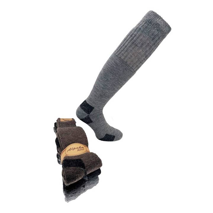 Assorted 3 Pairs - Long Alpaca Socks - Dacalpaka for wholesale on Faire