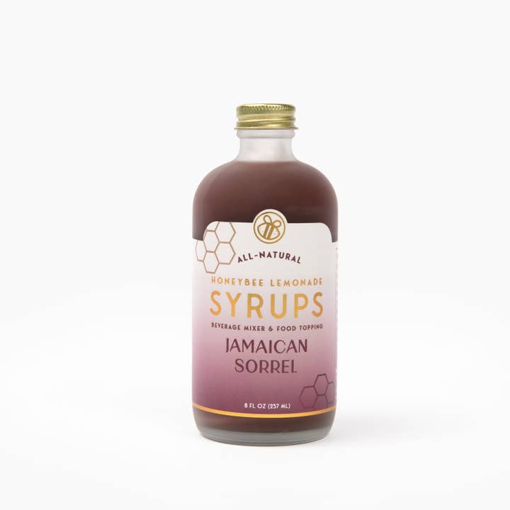 Honeybee Lemonade Syrups - Wholesale Cocktail Mix/Syrup - Jamaican Sorrel Syrup