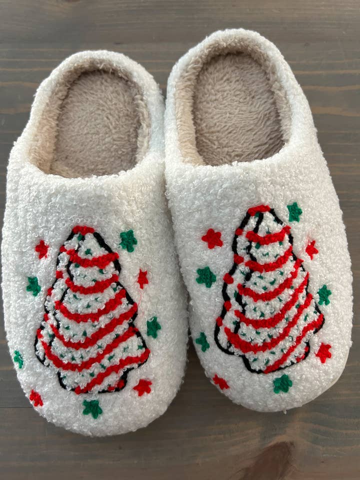 JILLIAN INK LLC - Wholesale Slippers - Women's - Christmas Tree Cake Slippers