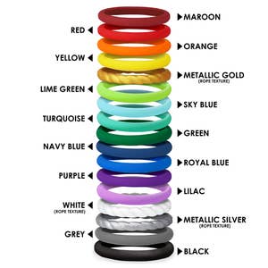 Wholesale 2025 silicone rings