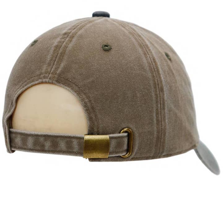 Cap Zone - Wholesale Baseball Cap - Unisex - Two Tone Garment Dye Unstructured Cotton Cap14