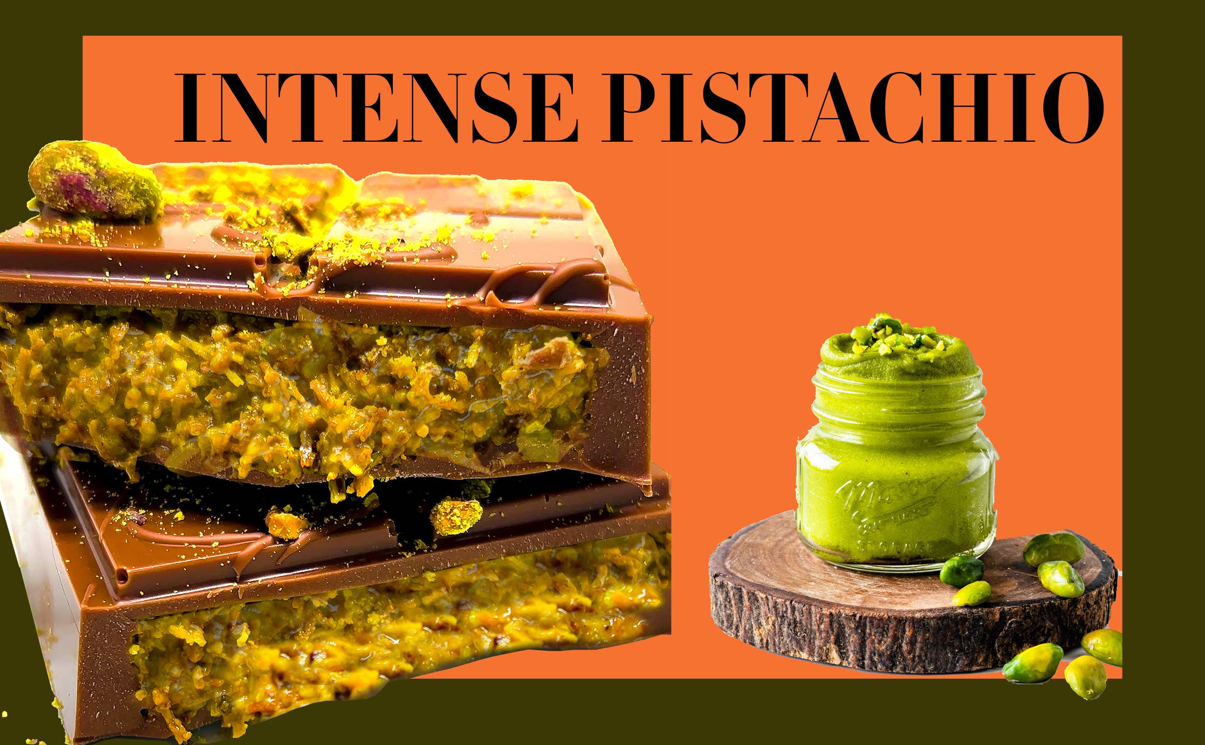 Swisense - Wholesale Chocolate Bar - Premium Dubai Pistachio Chocolate Bar 8 Oz Freshly Made10