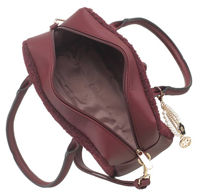 Bessie London – wholesale Tote bag – Women's – COSY LUXE TOTE BAG10