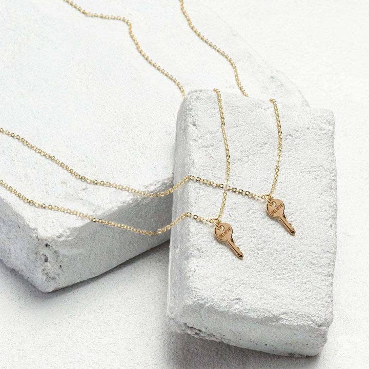The Giving Keys - Wholesale Pendant/Charm Necklace - Best Friend Mini Key Necklace Set (2)6
