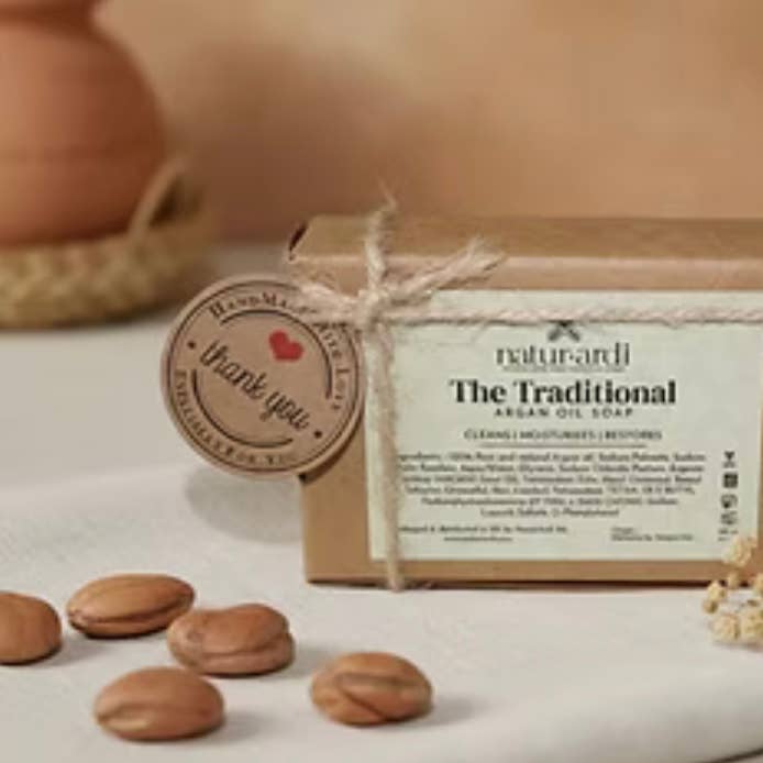 ARGAN SÆBE "DEN TRADITIONELLE" for engroshandel hos Natur.ardi