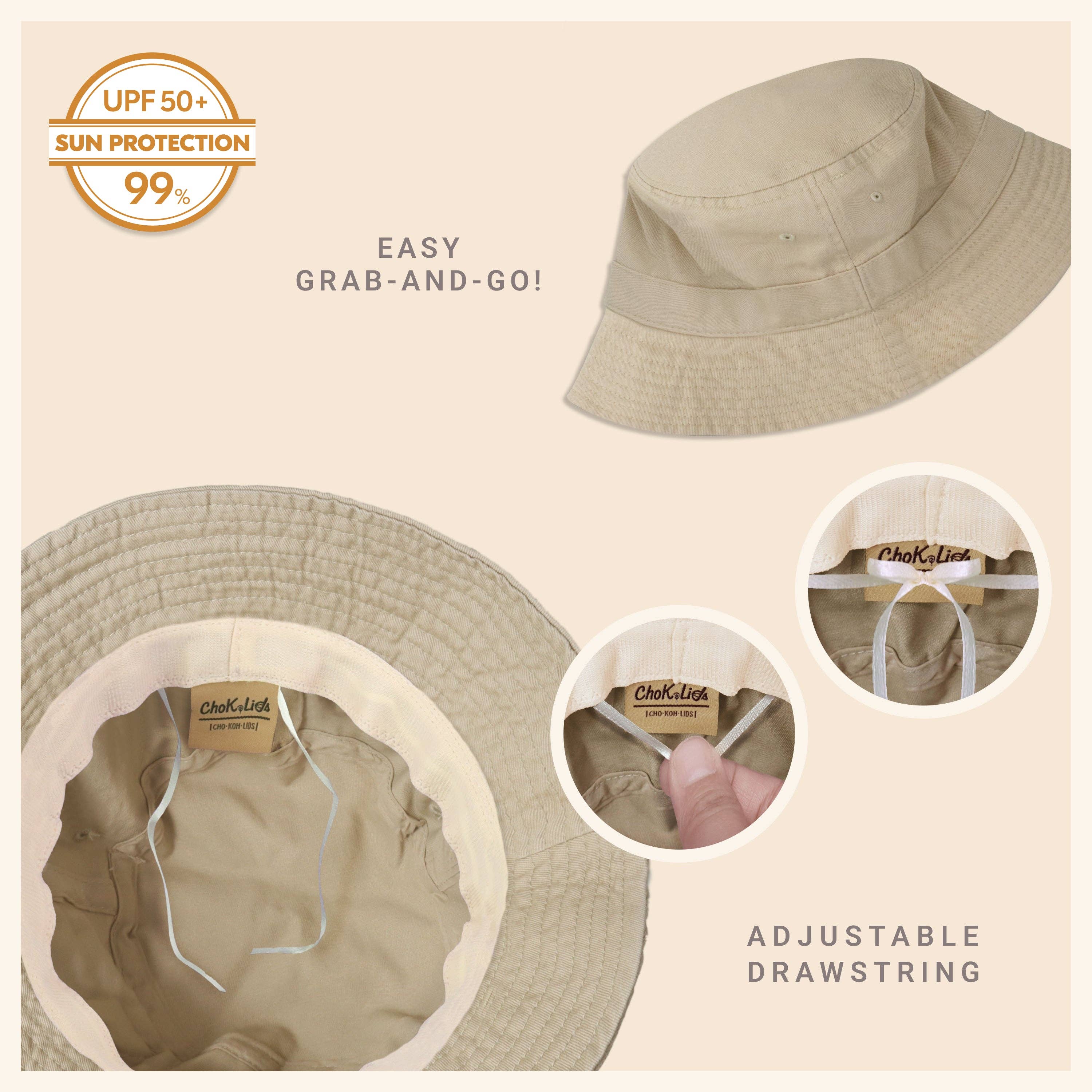 ChoKoLids – Engroshandel Bucket hat - Dame – CHOK.LIDS lærred spand hat47