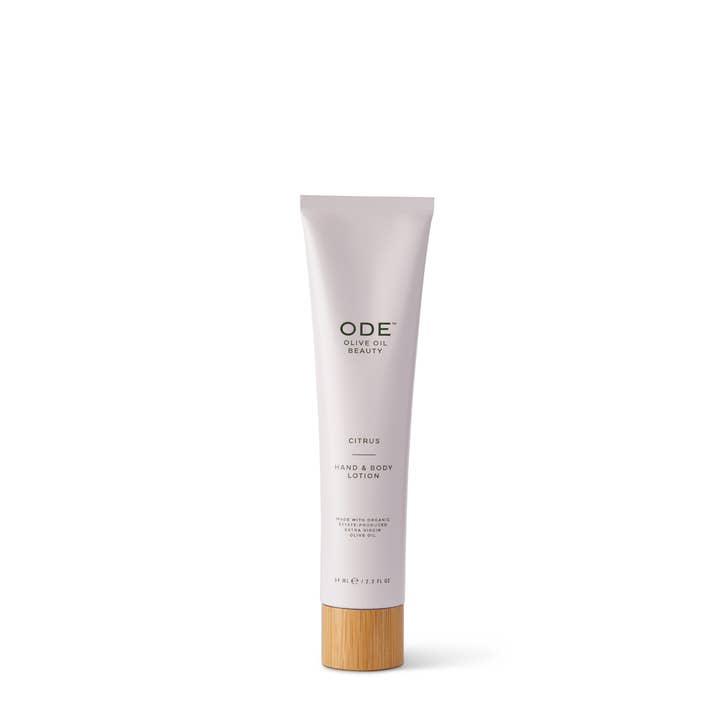 ODE Olive Oil Beauty Hand & Body Lotion Tube - Citrus for wholesale by McEvoy Ranch