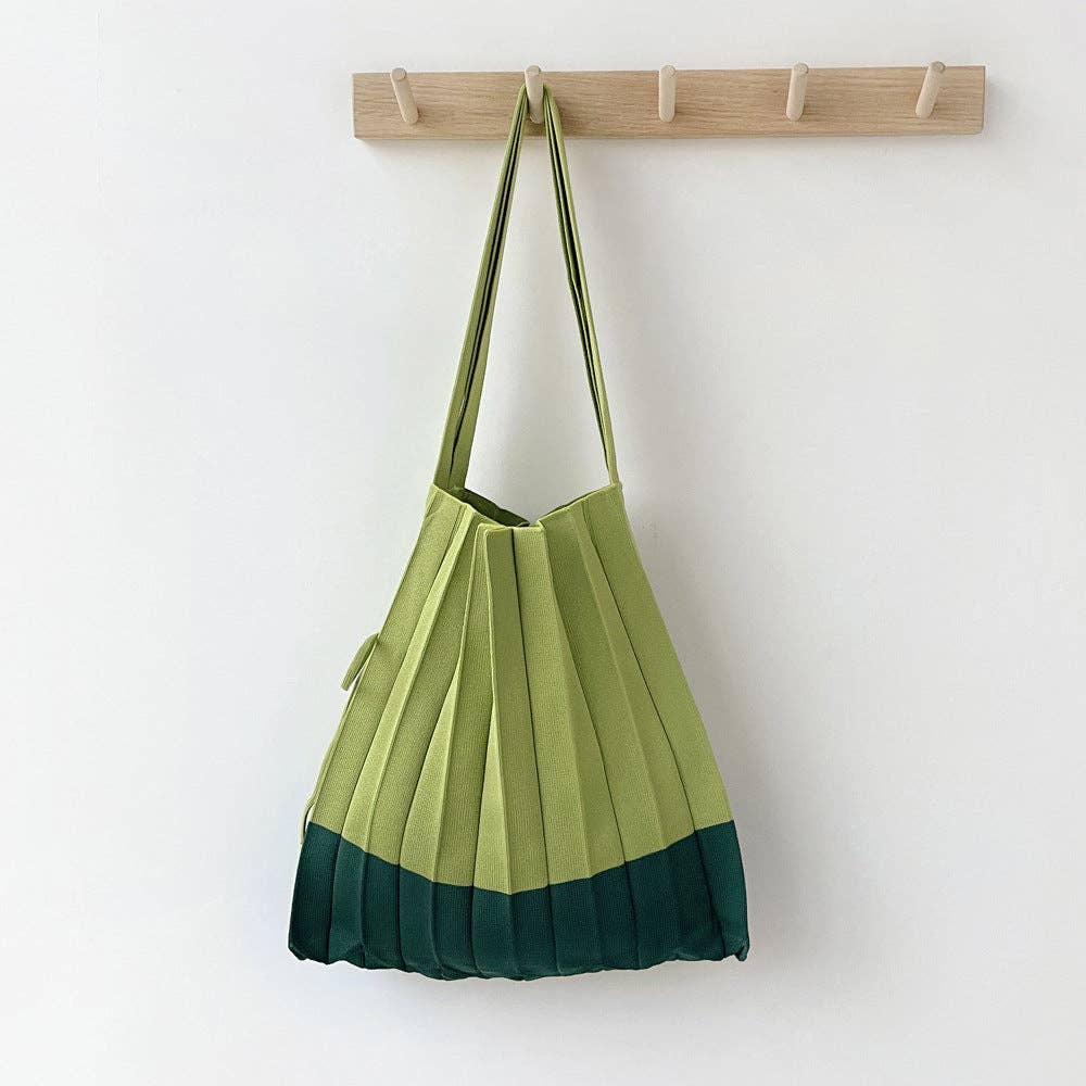 SueSilkHK – Engroshandel Tote bag - Dame – Ny single-skulder harmonika taske - Håndlavet farverig strikket tote til studerende og damer6