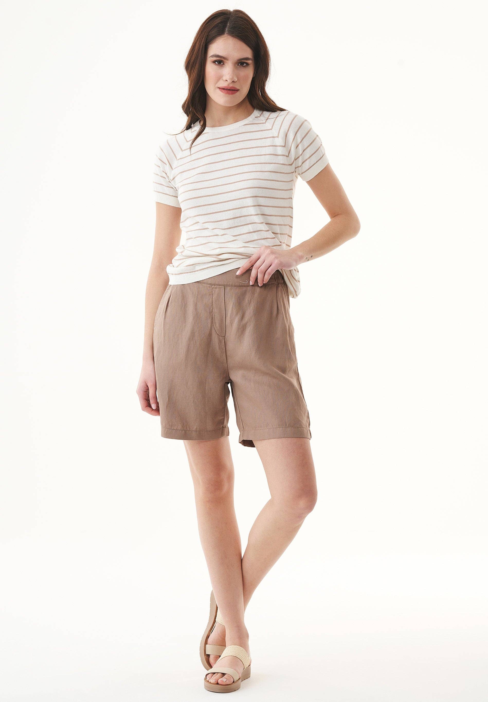 ORGANICATION - Vente T-shirt – femme - T-shirt fin en coton bio avec rayures1