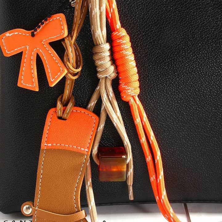 Leto Accessories - Wholesale Accessoire voor portemonnee/tas - Dames - Western Pony Boot Tasbedel - Kleurrijke Kralen Tas Accent2