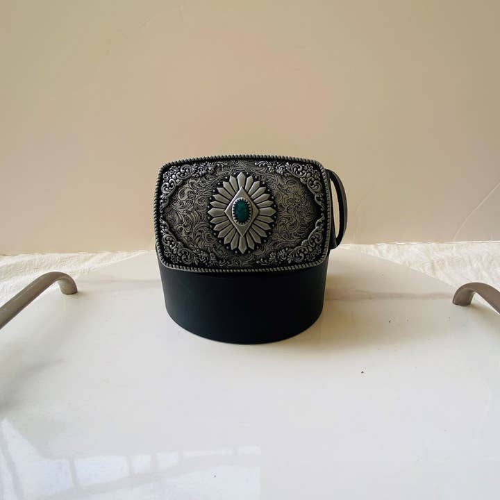 Christina Christi - Vente Ceinture – homme - Ceinture à boucle ethnique pour hommes, ceinture faite à la main, ceinture en cuir, pour hommes 9