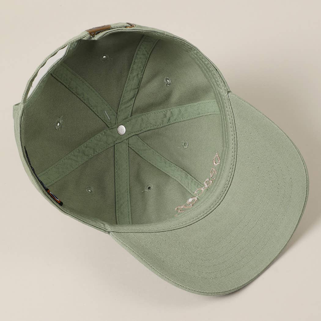 Fashion City – Engroshandel Baseballkasket - Unisex – Broderet baseballkasket med teksten "Peaceful Mind"14