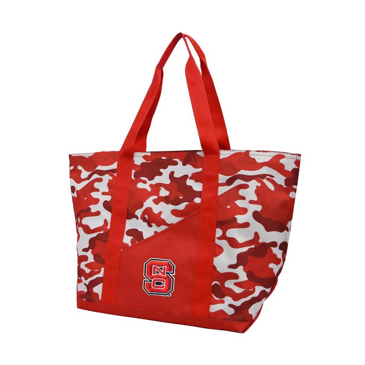 NCAA North Carolina State Wolfpack Super-Duty Camo Tote for wholesale by Little Earth Productions