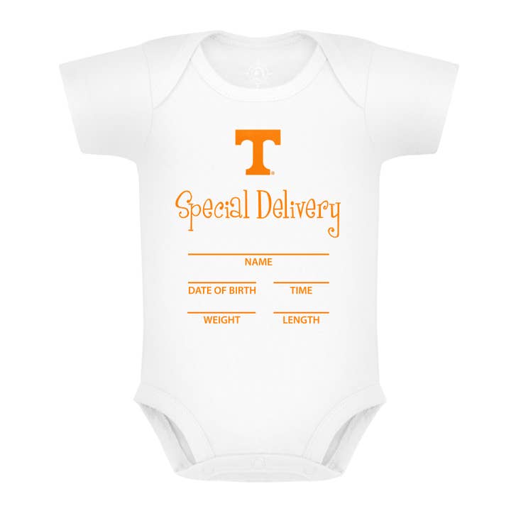 Creative Knitwear - Wholesale Bodysuit (Non-Footed) - Baby - Tennessee Volunteers Newborn Special Delivery Bodysuit