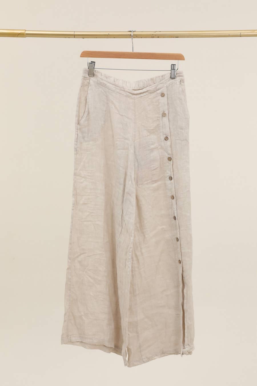 la maison des fibres naturelles – Engroshandel Bukser - Dame – Knapbukser med lige ben 9320 100%LIN27