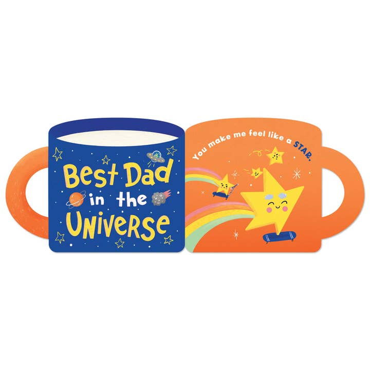 Simon & Schuster - Wholesale Book - Kids - #1 Dad (A Mugs & Kisses Father's Day Shaped Board Book for Toddlers) by Teresa Bonaddio