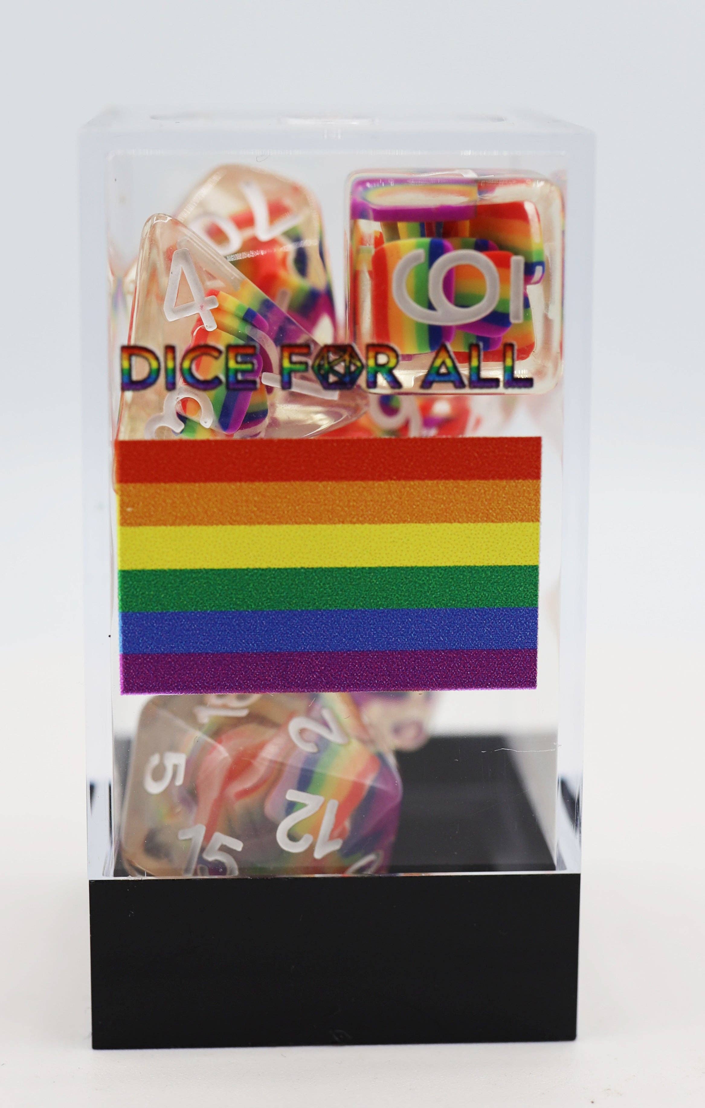 Foam Brain Games - Wholesale Dice - Rainbow Flag RPG Dice Set5
