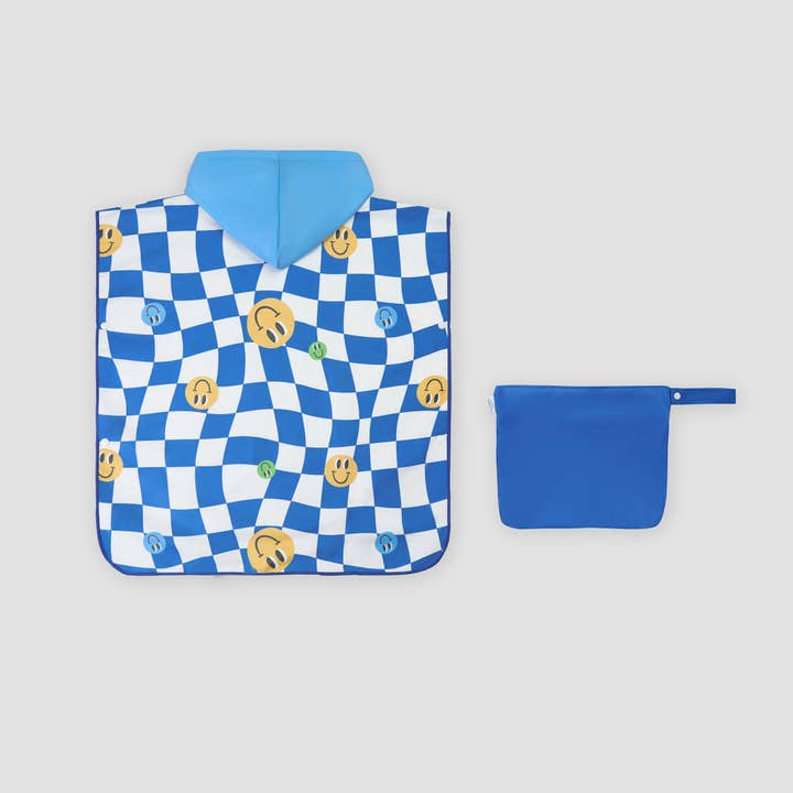 LESIMO - Wholesale Hooded Towel - Kids & Baby - 【New Edition】Sand Free Kids Hooded Towel - Smiley Face1