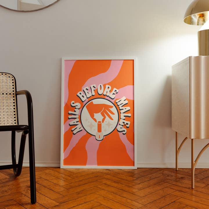 Nails Before Males | Tecnología de uñas, galería, arte de pared, hogar para venta al por mayor de Moo and May Studio