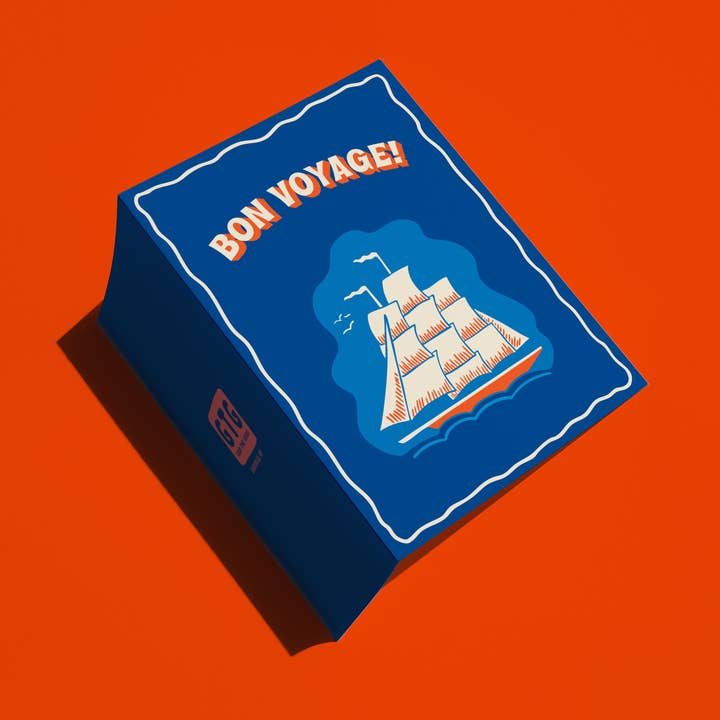 Good Time Goods - Wholesale Everyday Greeting Card - "Bon Voyage" Greeting Card0