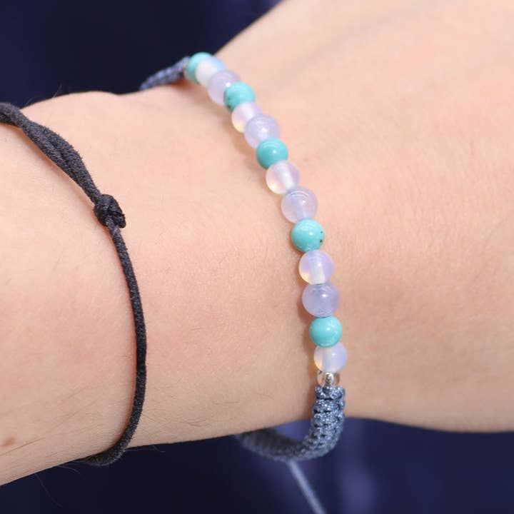 Crystal candle with bracelet - Pisces for wholesale by Cristaux & Bien-Être