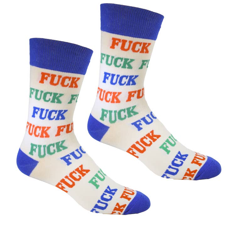 Fuck Mens Sock for wholesale by Two Trash Pandas