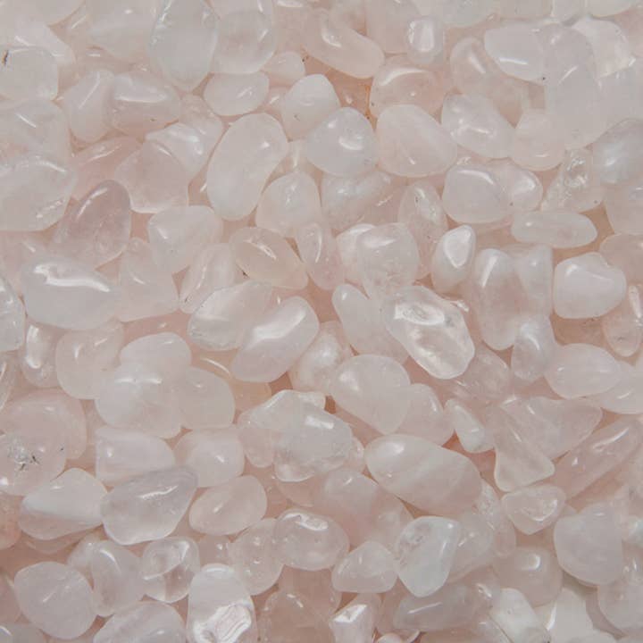 Tumbled Rose Quartz - XS - B Grade - Brazil (1 lb) for wholesale by Fantasia Mining