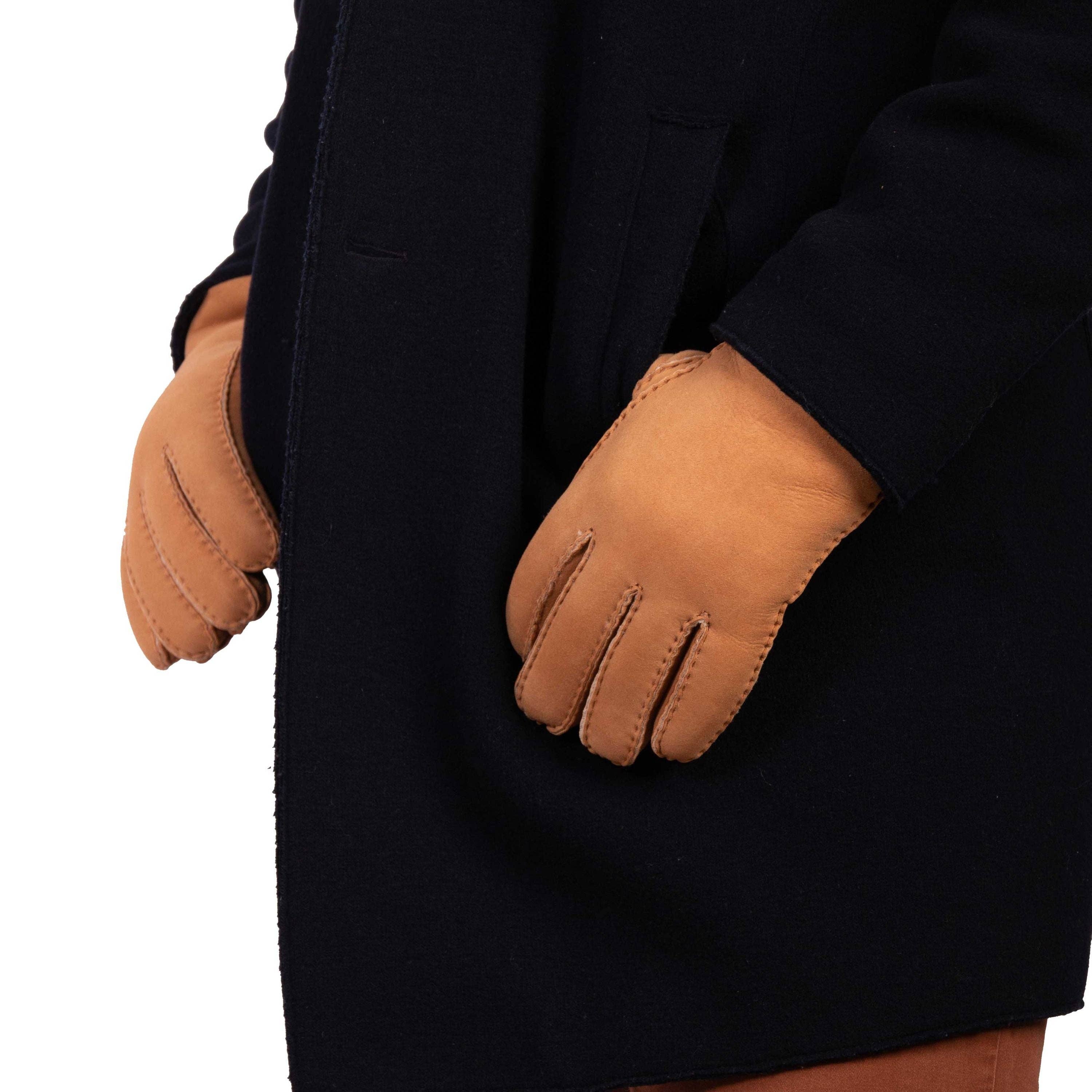 Hand Gewand HG GmbH – Luvas - Unissexo por atacado – adam - luva clássica em pele de ovelha merino6