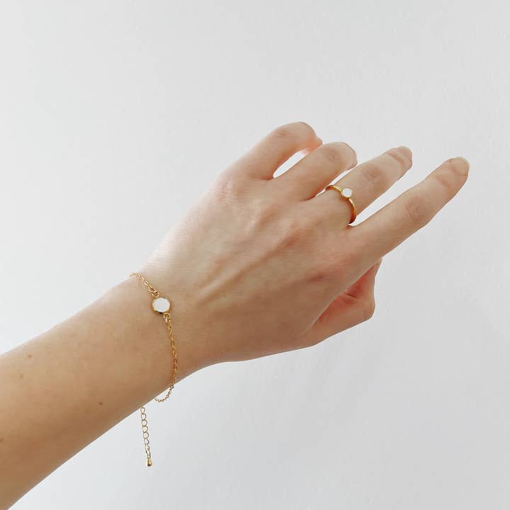 Concrete Dainty Dot Strength Bracelet and other Purchase Wholesale imitation cream. Free Returns & Net 60 Terms on Faire trending on Faire.