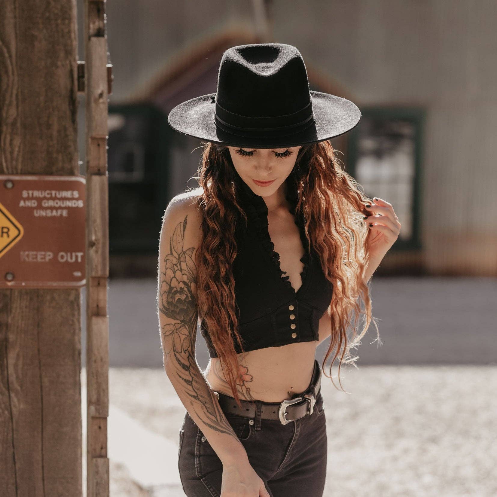 American Hat Makers - Wholesale Fedora - Unisex - Wide Brim Australian Wool Felt - Style Jawa3