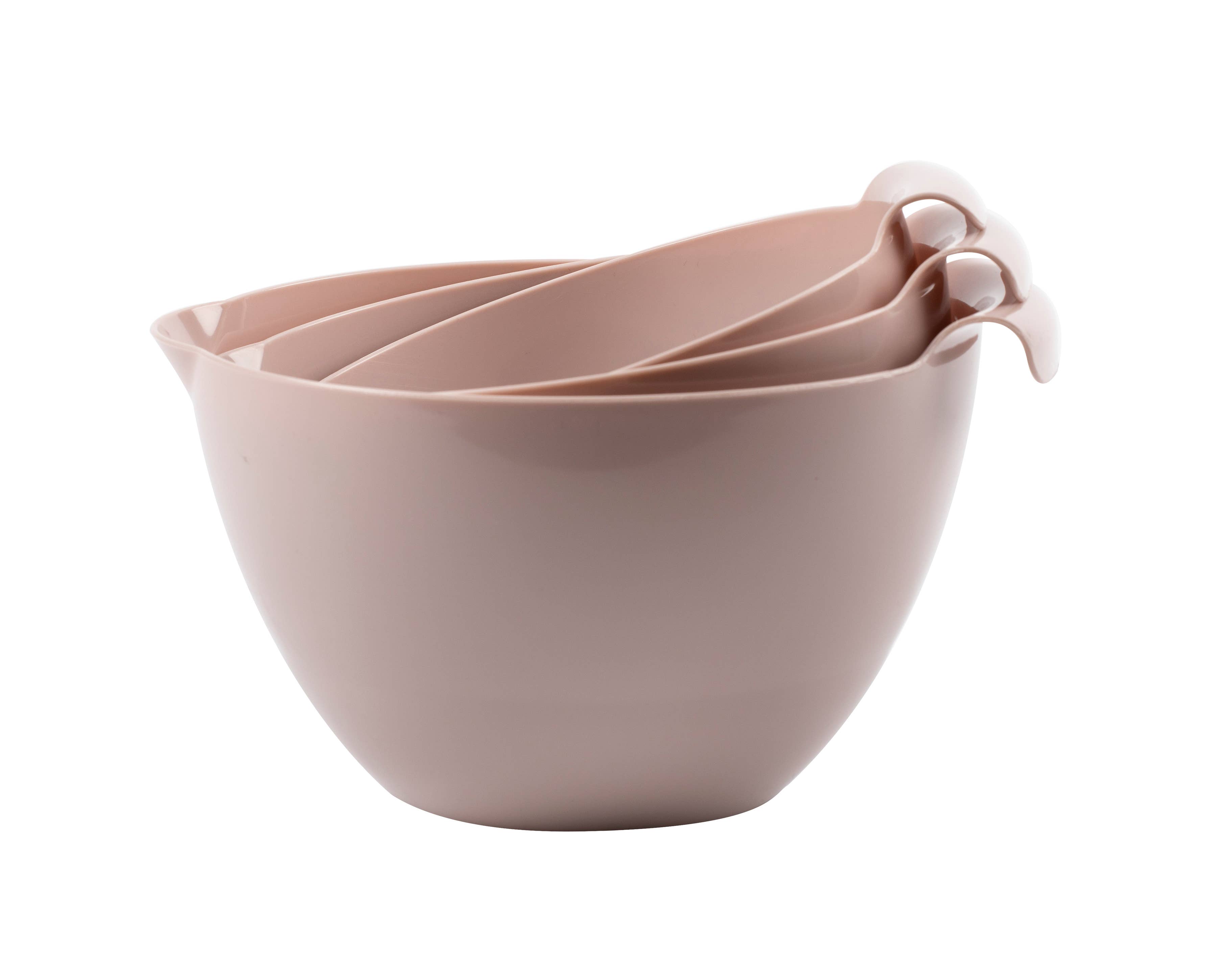 Linden Sweden – Tigela para misturar por atacado – Tigelas de Mistura BIO-Natural - Conjunto de 3 (ROSA)0