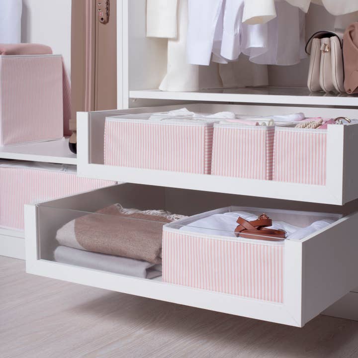 Ocean Home Textile - Wholesale Storage Bin - Ocean Home Textile Pink Drawer Organizer Set2