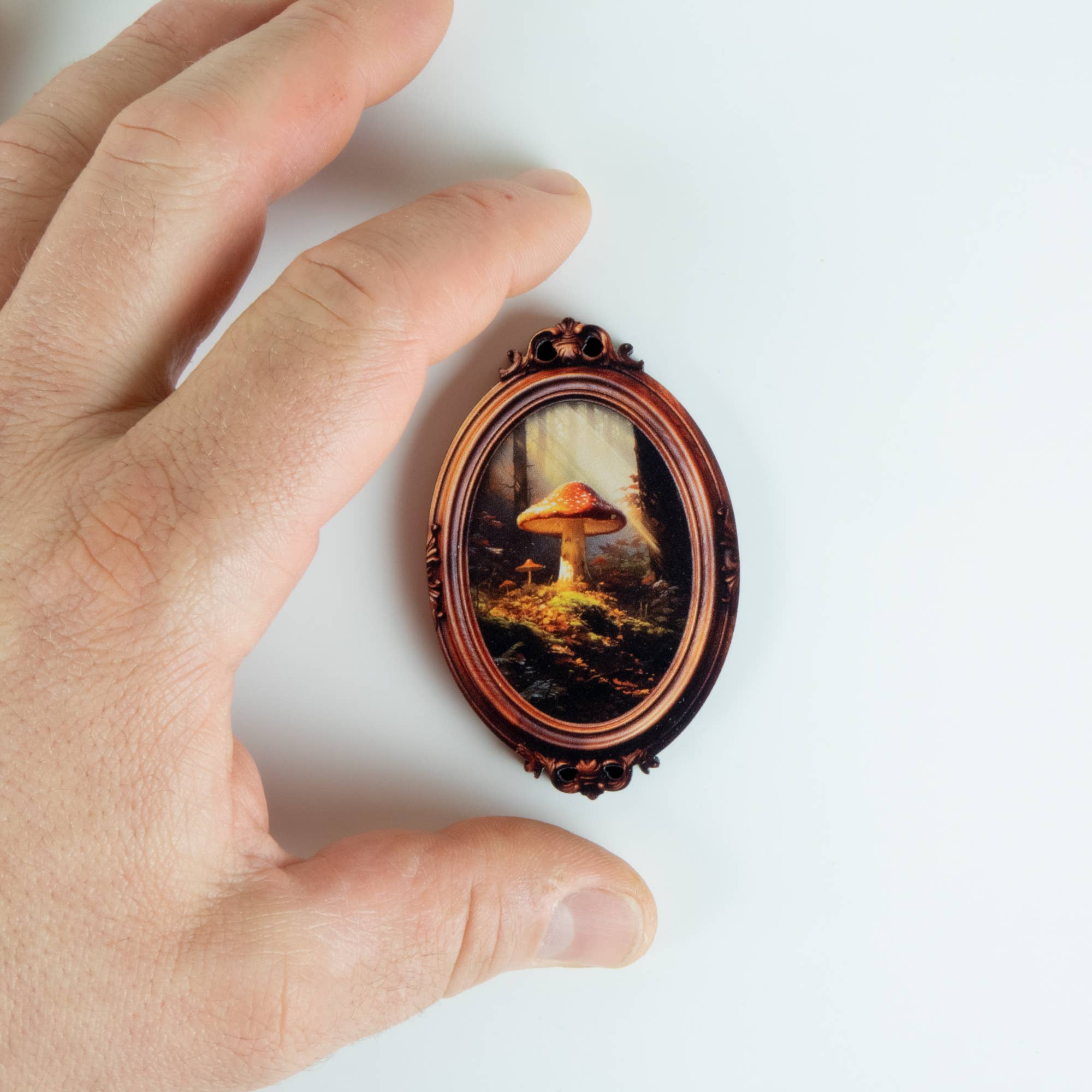 Standish House - Vente Aimants - Aimants avec champignons, effet 3D encadré, cadres vintage9