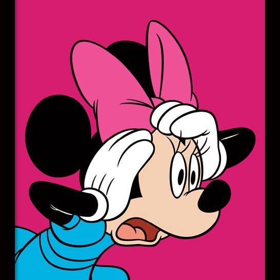 Minnie Mouse (Shocked) Memorabilia 30X40 Framed for wholesale by The Art Group