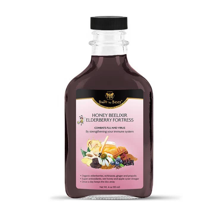 Built by Bees - Wholesale Elixir - Elderberry Fortress - sofi New Product Winner2