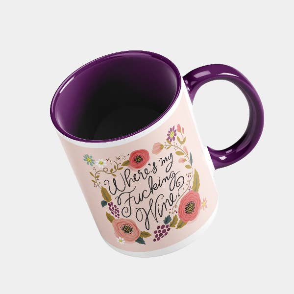 Disrupted Industries - Wholesale Coffee Mug - Where's My Fucking Wine? Mug1