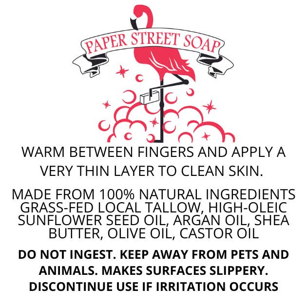 Paper Street Soap – wholesale Facial moisturiser – Tallow Face Cream2