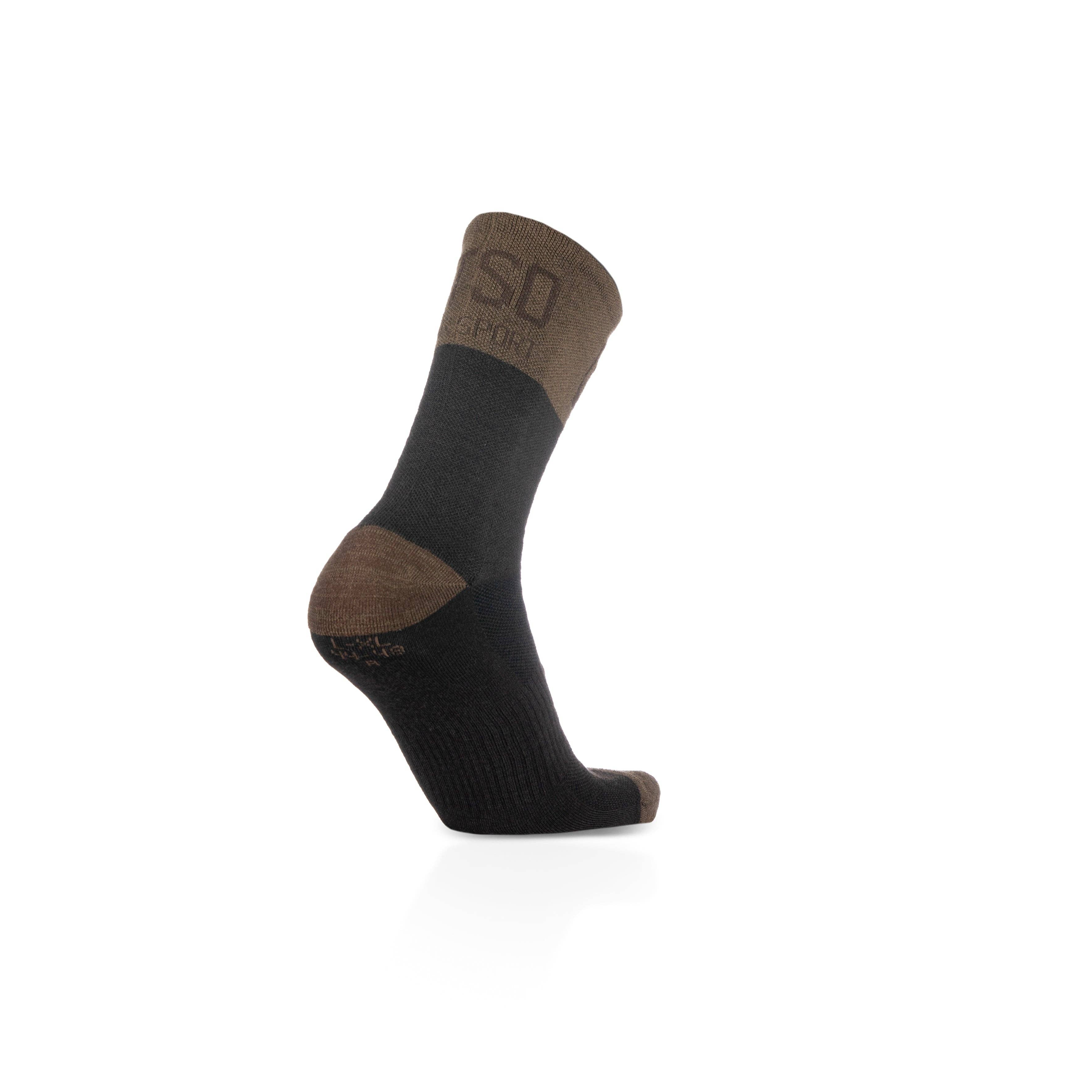 OTSO - Vendita all'ingrosso Calzini - Unisex - Calzini in Lana Merino a Taglio Alto Brown Trunk11