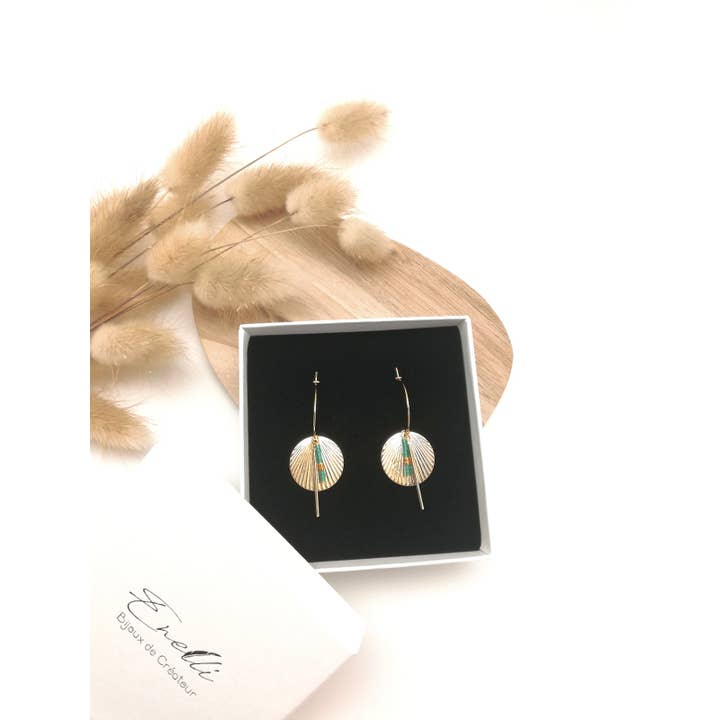 Enelli - Wholesale Hoop Earrings - Solar hoop earrings10