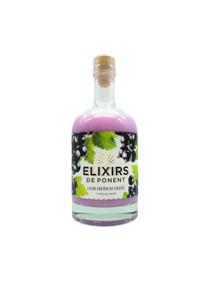 CASSIS LIQUEUR CREAM for wholesale by ELIXIRS DE PONENT