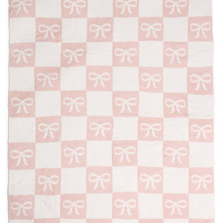 MiMi Wholesale - Wholesale Throw Blanket - JCL6055 Super Lux Ribbon Checker Blanket4