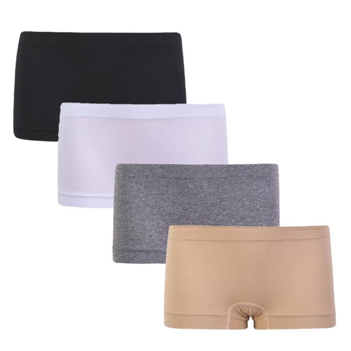 Every Girl Seamless Underwear Boy Shorts for wholesale by Malibu Sugar
