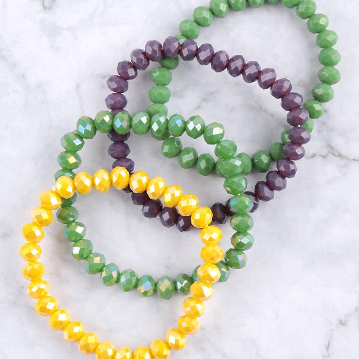 Love and Repeat - Vente Bracelet de perles - BRACELET EXTENSIBLE QUATRE LIGNES DE PERLES DE CRISTAL21