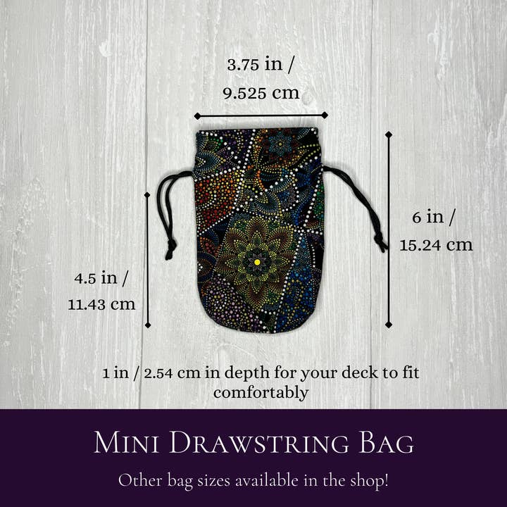 Threads of Tarot - Wholesale Tarot Cards - Mini Rider-Waite Tarot Deck & Drawstring Bag Set3