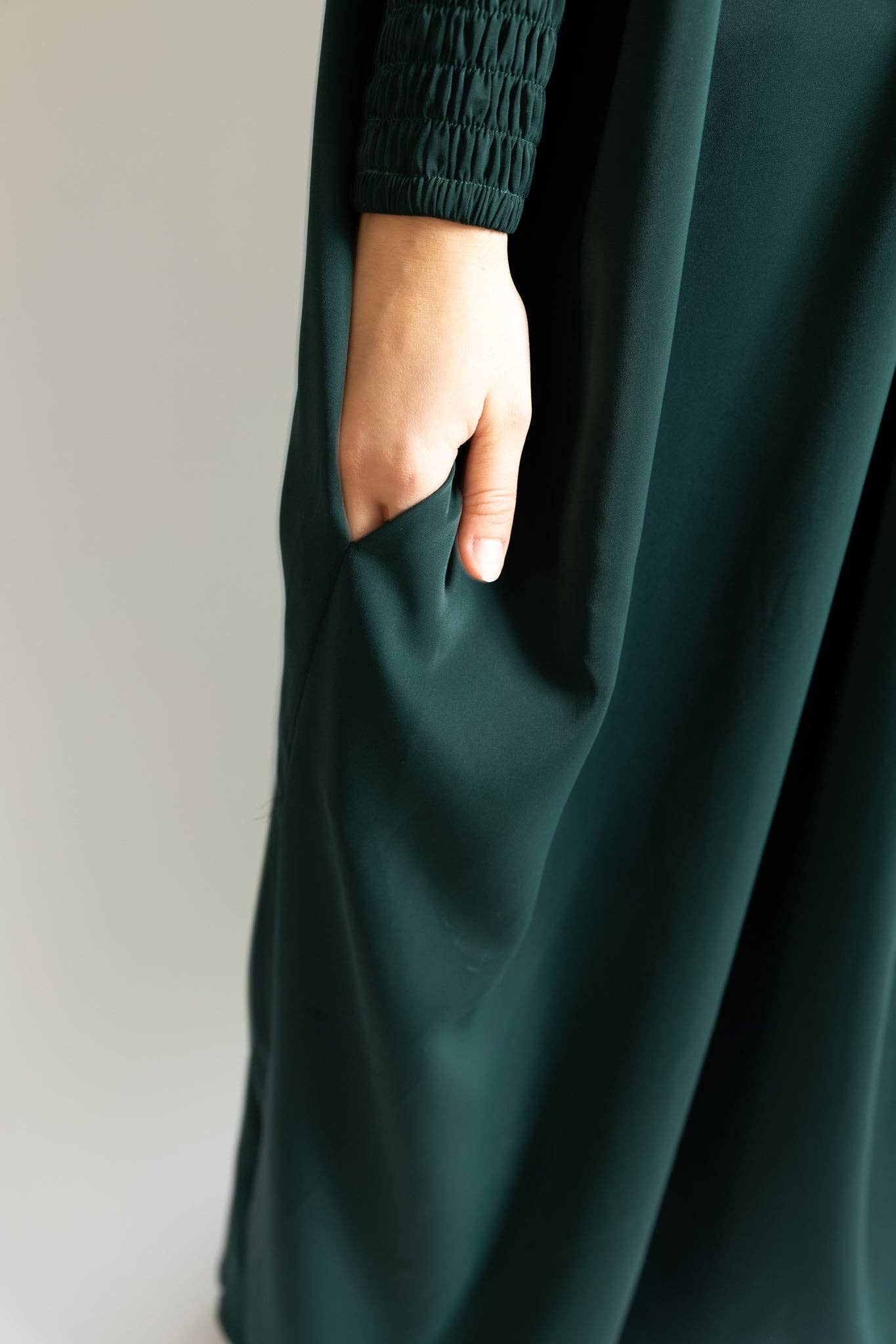 Bella Hijabs - Wholesale Kaftan - Women's - Jilbab - Zayt Green6