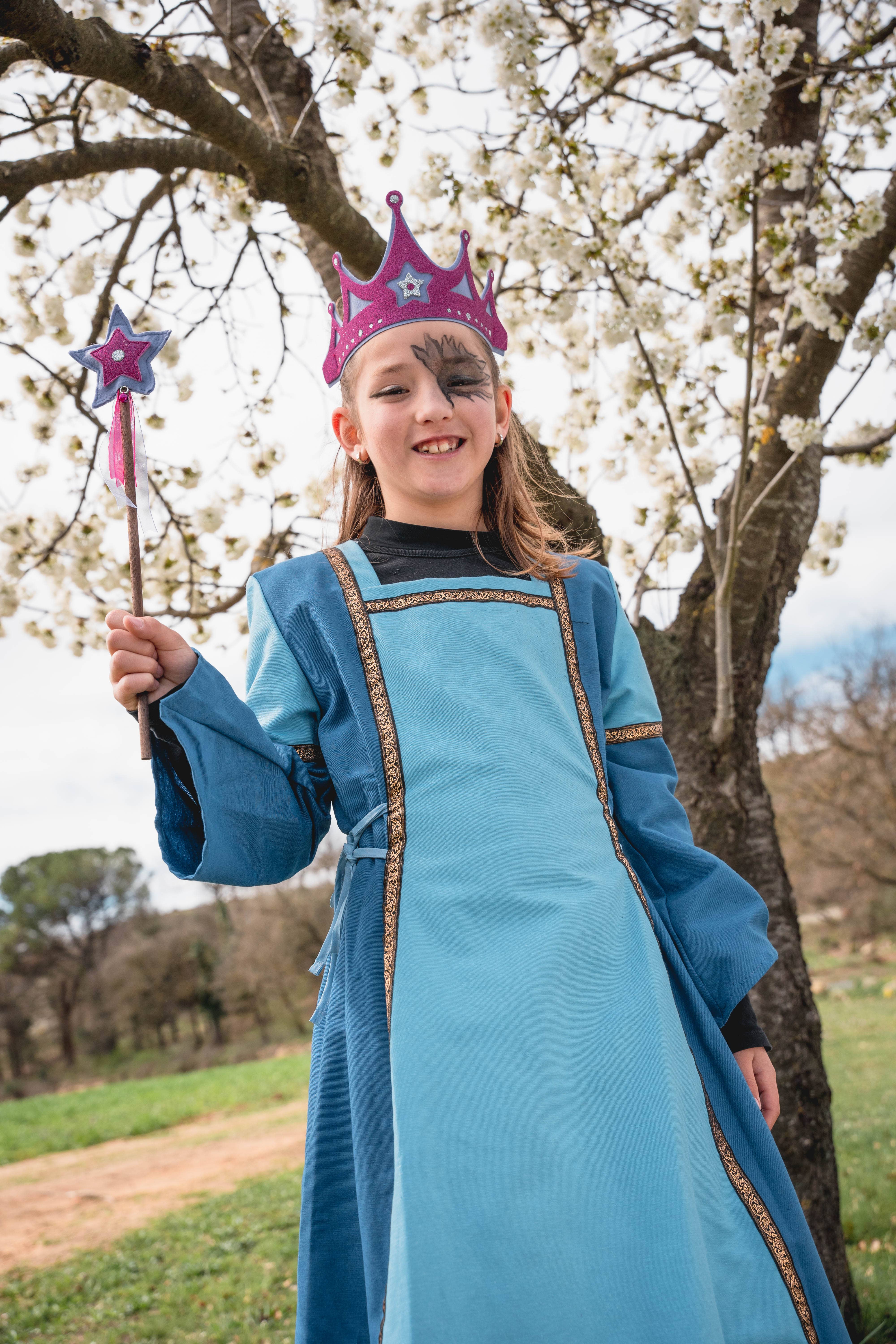 KALID MEDIEVAL - Wholesale Costume - Kids - MILADY COSTUME BLUE - ST159, ST441, ST152, ST149, ST6462